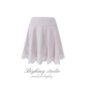 Ballet Style Lace Splicing Sleeveless Top and Skirt Set