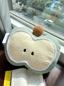 Đồ Chơi Gối Nhồi Bông Hình Quả Táo Dễ Thương Chữa Lành Vết Thương Cho Đồ Trang Trí Nhà Cửa Đồ Chơi Búp Bê Nhồi Bông Ghế Sofa