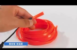 Dải Đèn LED Neon Linh Hoạt Cho Nội Thất Ô Tô - Dải Dây Điện EL Trang Trí Đa Màu Sắc Tự Làm 1M/2M/3M/4M/5M Với Bộ Chuyển Đổi USB