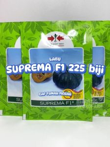 Benih Labu Kuning Suprema F1 225 biji Cap Panah Merah waluh unggul bibit hidroponik butir sayur