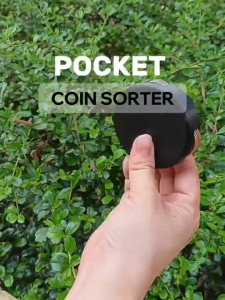 Brightberry Pocket Size Coin Organizer for PH Coin Sorter Display Holder with Cover 3D Printed