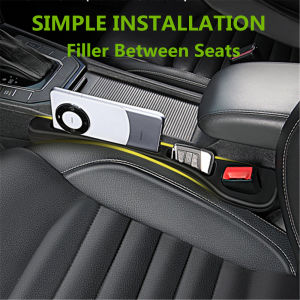 2X Car Seat Gap Filler Between Seats Console Organizer Crevice Box Interior Decoration Auto Accessories For Tesla Model 3 Y S X
