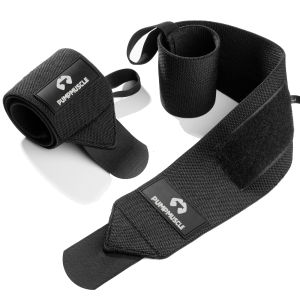 1 Pair Wrist Wraps Bench Press Bar Grip Assist Pads Dumbbell Hand Straps Suitable For Gym Weightlifting Sports