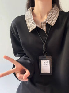 เสื้อยืดคอโปโลแขนยาวลายกางเกงขาสั้นทรงหลวมสไตล์อเมริกันสำหรับผู้ชาย ฤดูใบไม้ร่วง คอวี ไหล่กว้าง สเวตเตอร์