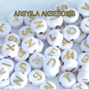 Manik-Manik Huruf Inisial: Bahan Kerajinan Pilihan & Desain Unik