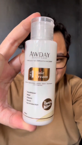 Awday all in 1 Hair Cream / Awday Conditioner / kondisioner tanpa bilas masker vitamin serum sun protection / conditioner awday