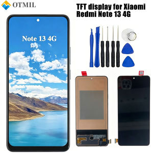 TFT LCD Screen for Xiaomi Redmi Note 13 4G 23129RAA4G 23124RA7EO LCD Display Touch Screen Digitizer Replacement Assembly