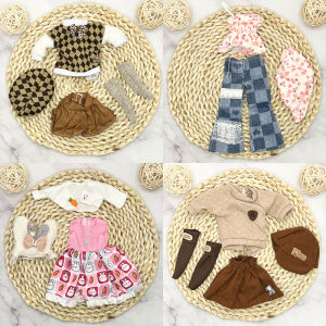 30CM Doll Clothes Girl DIY Dress Up Makeup Cute Children Girls Princess BJD Dolls Dollhouse Accessories Birthday Gifts Toys
