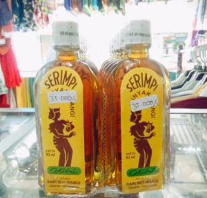 MINYAK WANGI SERIMPI BOTOL KACA BESAR 83ml