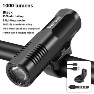 West Biking | Rechargeable High Brightness Front Bike Light for Night Riding