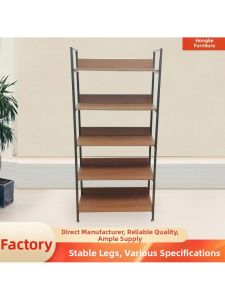 Floor-standing Iron Multi-layer Bookshelf