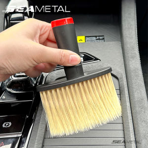 SEAMETAL Car Dust Brush Air Vent Detailing Dust Cleaning Mini Brush for Car Trim Interior Dust Removal Brush