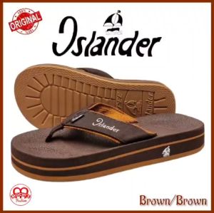 Islander Brown/Brown Mens Non-slip rubber soles 100% Authentic and Original colored slippers (Makapal)