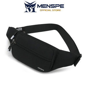 MENSPE Sports Waist Pack Bag Pouches Waist Belts Bag Cross Body Bag Chest Bag Adjustable Running Pouch Waterproof Crossbody Bag Money Phone Waist Fanny Pack Jogging Belt Fanny Pack With Reflective Strip for Workouts Sports Outdoor