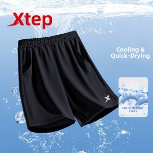 XTEP | Quần Short Nam Vải Lụa Băng Khô Nhanh