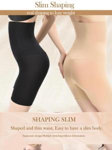 Premium High-Waisted Tummy Control Shapewear - Body Sculpting Slip Shorts Thigh Slimmer Panties Butt Lifter Underwear for Women Perfect Under-Dress Body Shaper Support