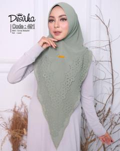 desvika 491 jilbab instan Khimar premium kerudung jilbab mewah