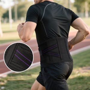 New Back Braces for Lower Back Pain Relief with 4 Stays Breathable Back Support Belt for Men/Women for Work Lumbar Support Belt