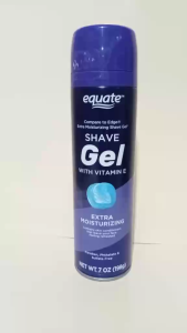 Equate shave gel with vitamin E extra moisturizing paraben free (198g)U.S.A
