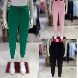 Golf Ball Ladies Pants Spring Summer Elastic Waist Drawstring Sports Cuffed Long Trousers Small Monster Best Selling Model