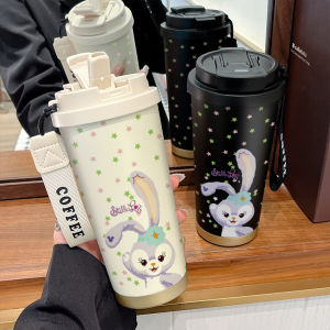 Stainless Steel 316 Insulated Coffee Cup Portable Straw Water Bottle Mens New Model Holiday Gift Double Wall Vacuum Flask