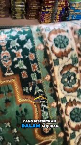 Sajadah Wangi Lembut Tebal Beludru & Peralatan Shalat Berkualitas