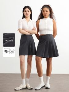 HIPPIE MISS | Hip Style Grey A-Line High Waist Short Skirt