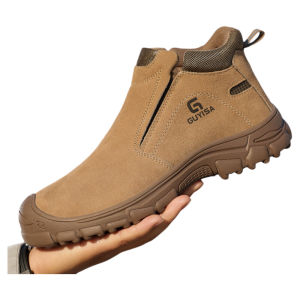 Mens Safety Work Shoes Steel Toe Light Weight Anti-impact Puncture Resistant with Steel Plate Construction Site Insulated Shoes