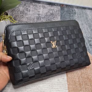 HANDBAG CLUTCH PRIA KULIT POUCHBAG PRIA LOCK CODE PASWORD