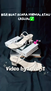 LADANG ONLINE - HIGH HEELS INARA SANDAL PESTA WANITA TALI PERMATA SUPER PREMIUM QUALITY