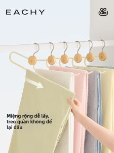 EACHY | Giá Treo Quần Cổ Ngắn Chống Trượt Không Để Lại Dấu Vết
