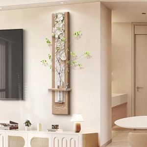 RUIBAHAO | Creamy Wooden Style Advanced Embossed Wall Art