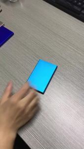 Smart Ultra-thin Metal Wallet Card Holder Minimalist Anti-degaussing Slim Wallet for Men Daily Shopping Use