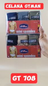Celana Dalam Pria Mini spandex GTMAN 708 ISI-3 Pcs
