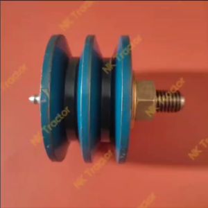 ลูกรอก 2ร่อง ร่อง B +แกนลูกรอก+ลูกปืน (รถเกี่ยวข้าว รถไถนา รถแทรคเตอร์) (คูโบต้า Kubota ยันม่าร์ Yanmar รถเกี่ยวข้าว ทุกยี่ห้อ งานทั่วไป )