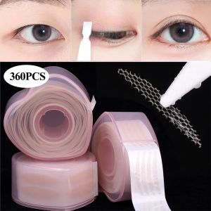 360Pcs/Box Big Eyelid Tape Sticker Double Fold Self Adhesive Eyelid Tape Stickers M/L Makeup Clear Beige Invisible Tool