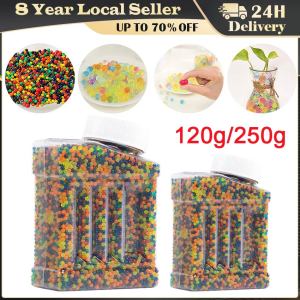 ❤️【Same Day Delivery】 100PCS/50PCS Bag Crystal Soil Hydrogel Gel Polymer Water Beads Flower Decoration polymer Growing Water Balls Big Home Decor CYB-Water-Play-Beads