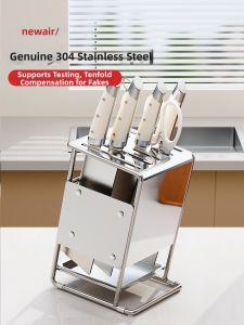 Stainless Steel 304 Knife Holder Storage Organizer