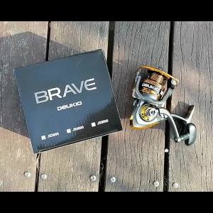 DEUKIO | DEUKIO Spinning Fishing Reel 5.2:1 Gear Ratio 8KG Max Drag Metal Spool Lure Fishing Rock Fishing Saltwater Freshwater