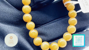 SG LOCAL - Certified Qiemo Sugar Hetian Jade Bracelet 和田玉且末糖手串