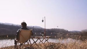 JinSports เสาแขวนตะเกียง เสาแขวนไฟ เสาแขวนไฟแคมป์ปิ้ง แขวนอุปกรณ์ต่างๆ (แถมฟรีตะขอแขวนเล็กพร้อมถุงผ้าใส่)