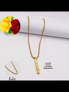 Kalung Bandar Titanium: Model Melintir Terbaru Anti Karat & Anti Luntur