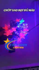 Chớp Trang Trí Dàì 10m Đủ Màu Nhiều Kiểu (Kiểu Thông Xoắn Ốc Sao Biển)