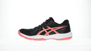 ASICS Women UPCOURT 6 Indoor Court Shoes in Black/Papaya