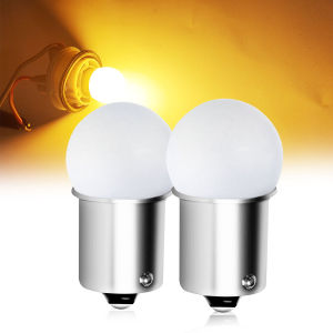2/4/6/10PCS Ultra Bright 1156 BA15S P21W 1157 BAY15D P21/5W S25 G18 LED Signal Lights Turn Lamp Red Amber Yellow White 12V Cars