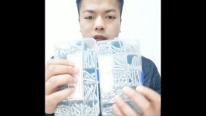 Bộ 500g Bu Lông Đai Ốc M3 M4 M5 Kèm Hộp Đựng Tiện Dụng