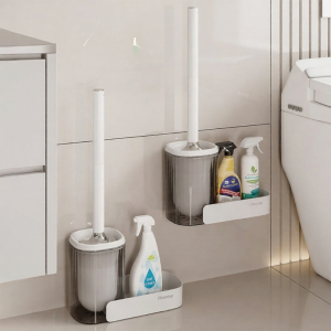Wall-mounted No-dead Corner Toilet Brush