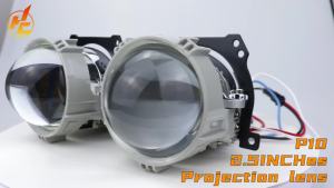 Bi LED Projector Lenses Headlights H7/H4/9005/9006 LED Car Light For Motorcycle Mini Car Bulb 5570 CSP Retrofit 90W 2.5 Inch