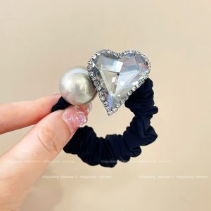 Premium Pearl Decorated Scrunchie