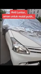 Cover Mobil KIJANG SUPER Premium Bahan 100% Polyester Anti Luntur Aman Untuk Mobil Putih